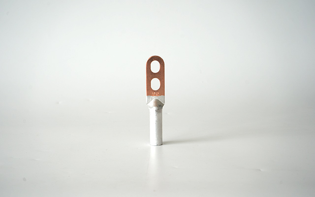 CU-AL terminal connector bimetal copper-aluminum DTL1 type double hole compressed lug 
