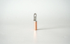 Bimetal aluminum-copper lug CU-AL transition terminal connector crimped compressed cable 