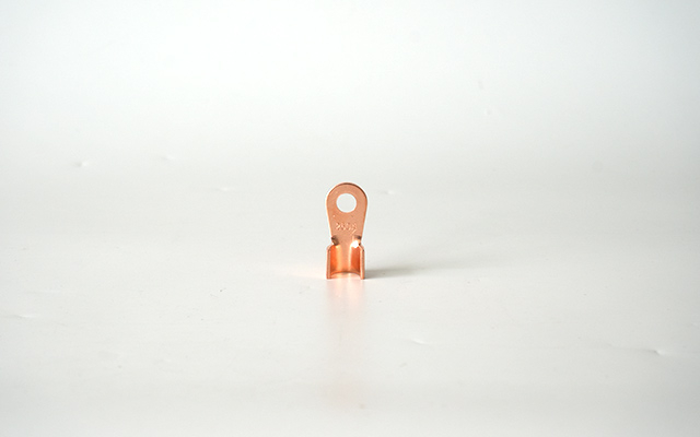 Red copper open nose type OT series cable lug terminal connector crimped compressed lug